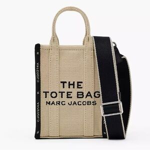 MARC JACOBS THE JACQUARD CROSSBODY TOTE BAG